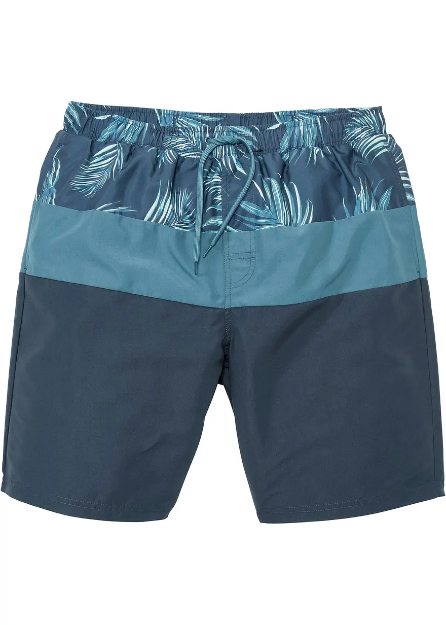 Badeshorts Herren in blau von vorne - bonprix