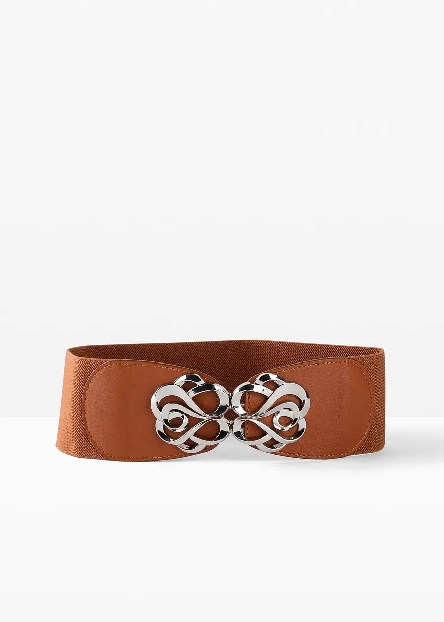 Stretchgürtel in braun - bonprix