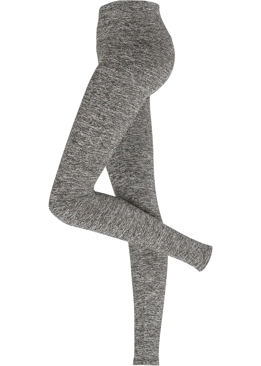 Thermo Leggings mit Innenfleece in grau - bonprix