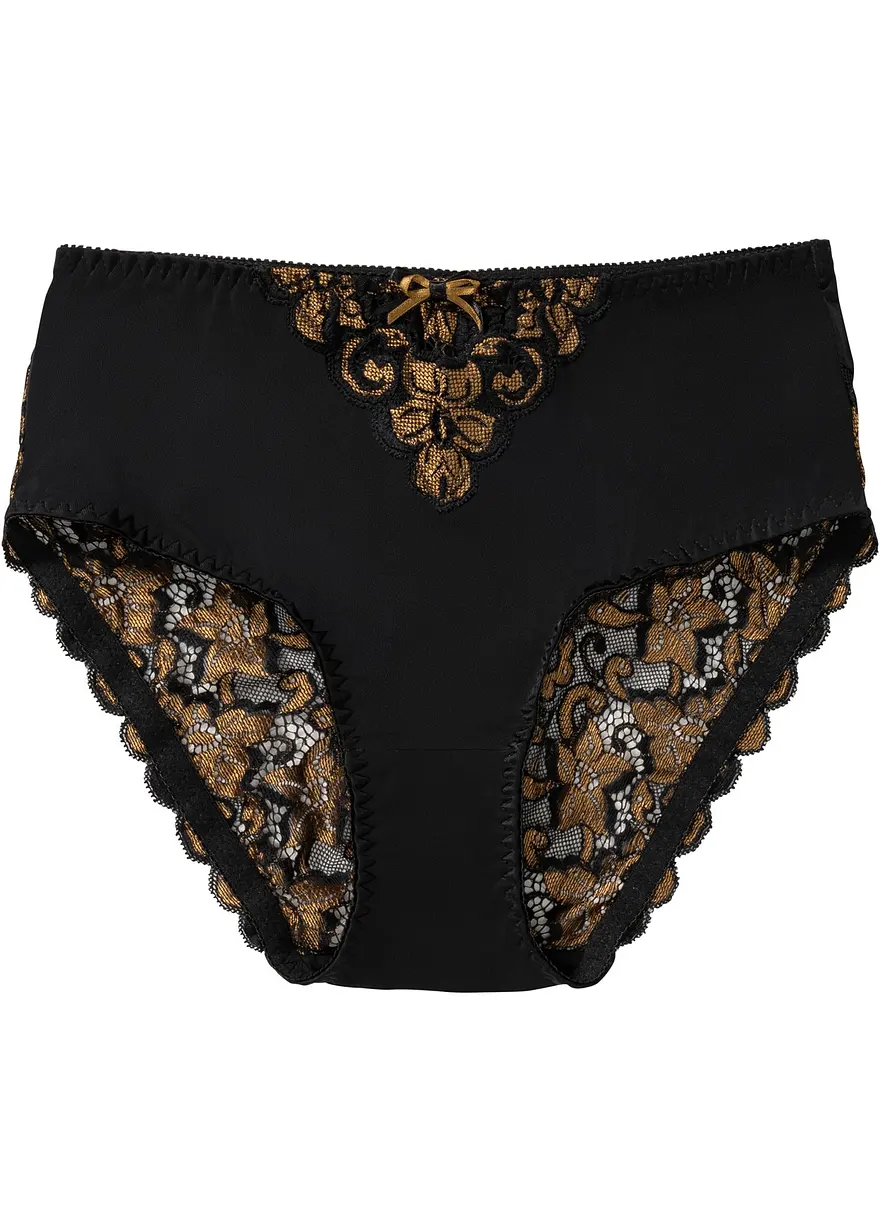 Maxislip in schwarz von vorne - bonprix