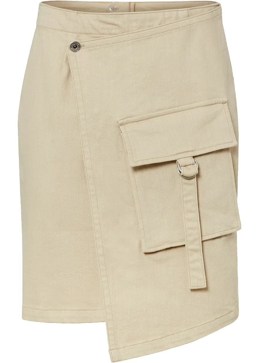 Utility Rock in beige von vorne - bonprix