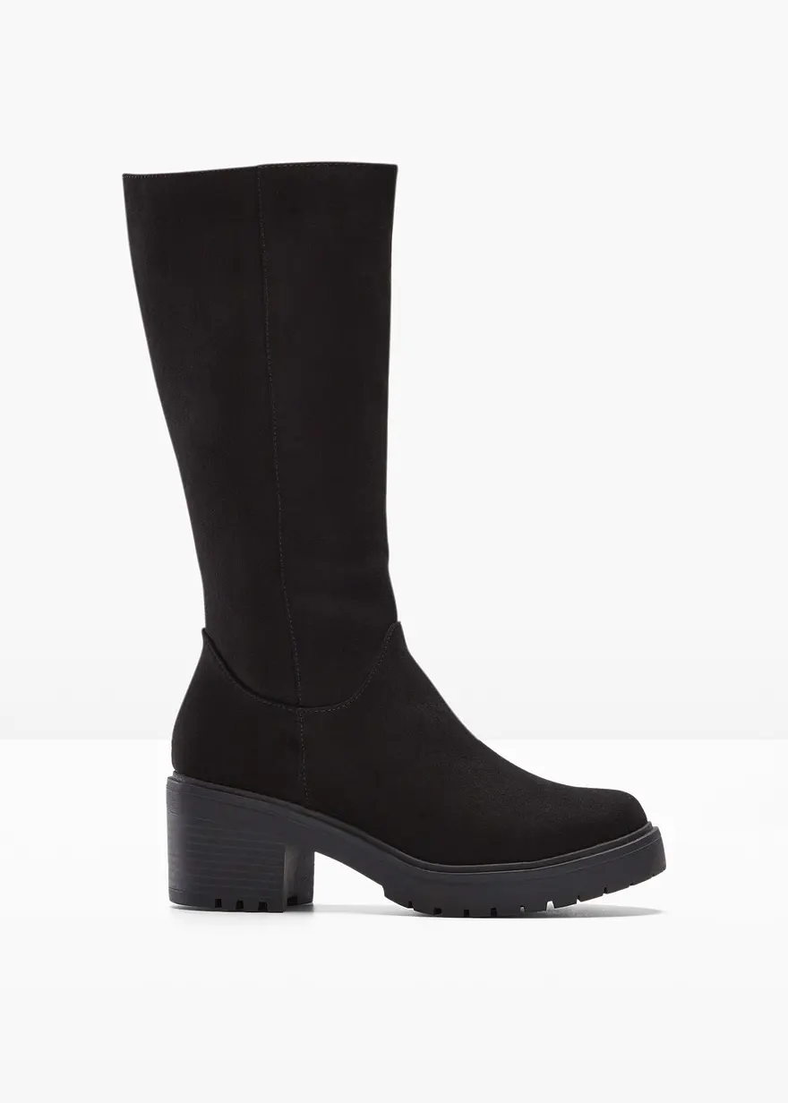 Stiefel in schwarz von vorne - bonprix