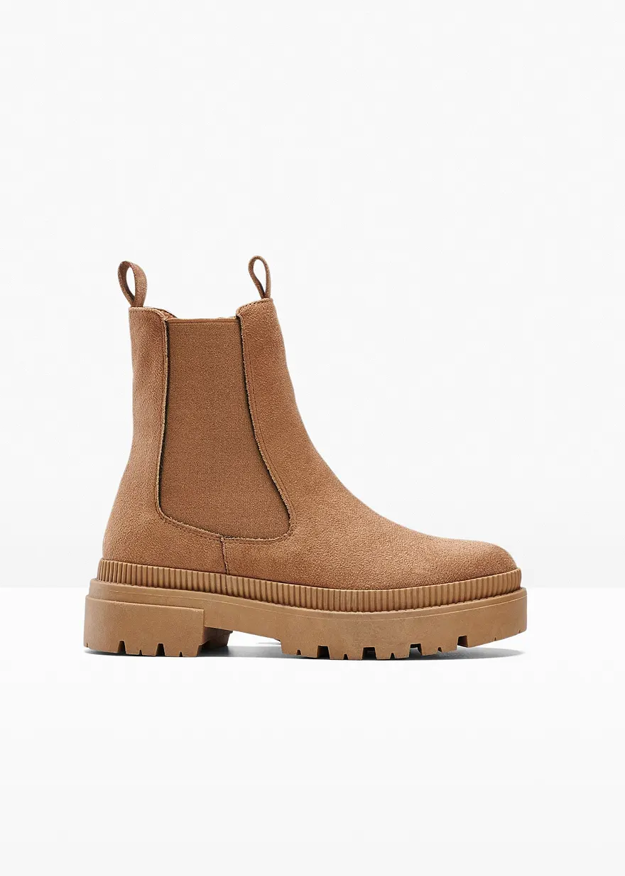 Chelsea Boot in braun von vorne - bonprix