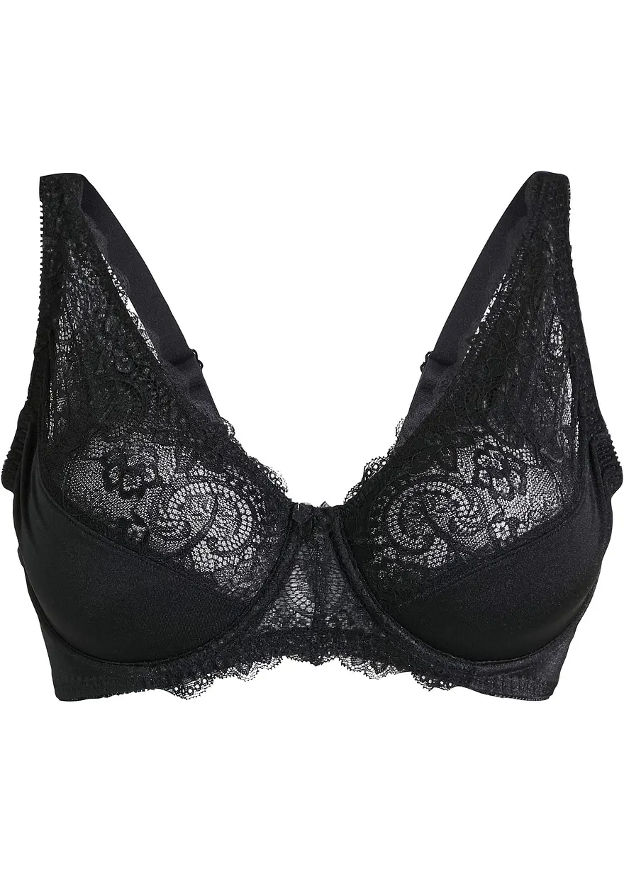 Minimizer BH mit Bügel in schwarz von vorne - bonprix
