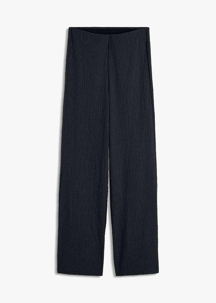 Schlupfhose in schwarz von vorne - bonprix