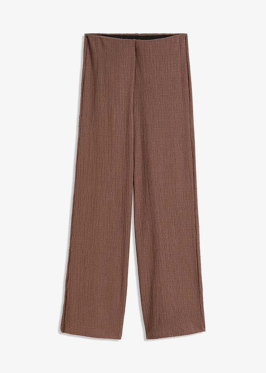 Schlupfhose in braun von vorne - bonprix