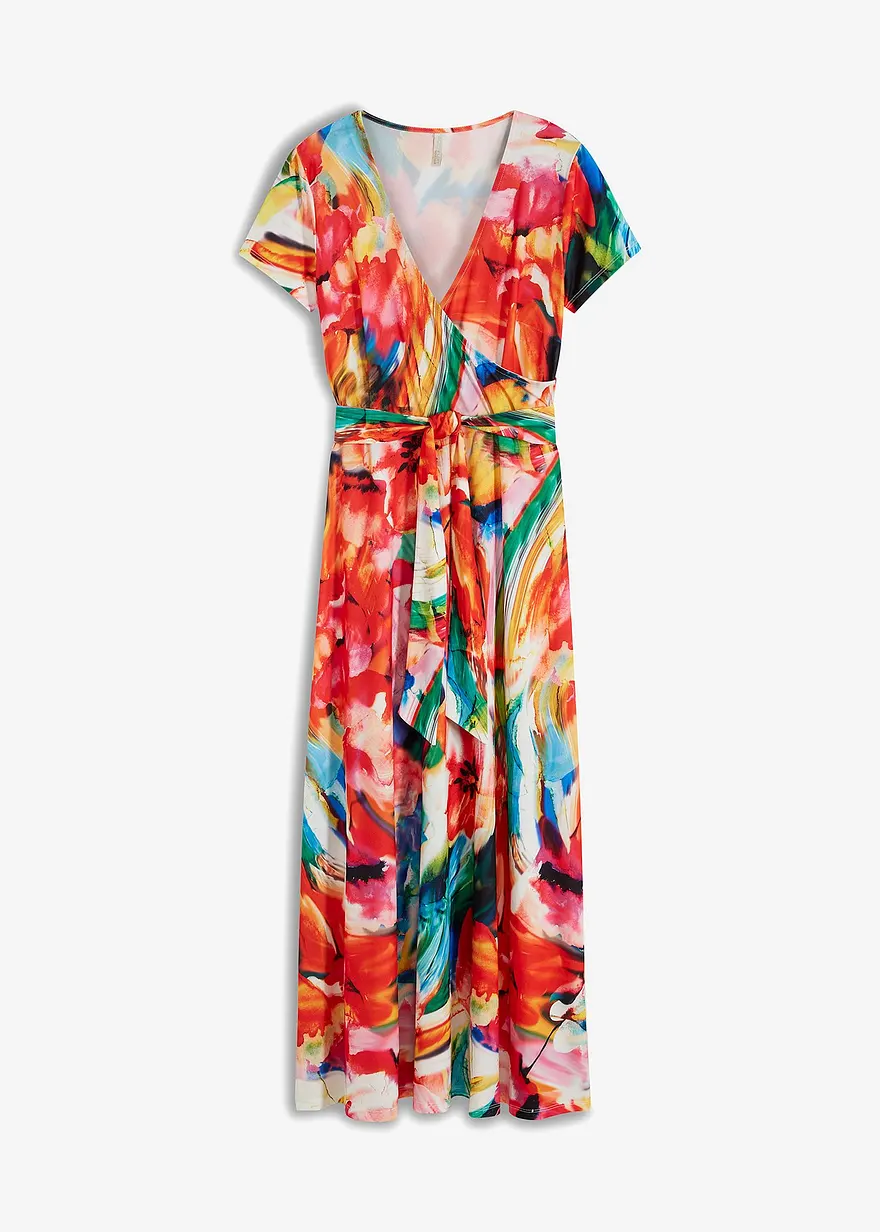 Maxikleid in orange von vorne - bonprix