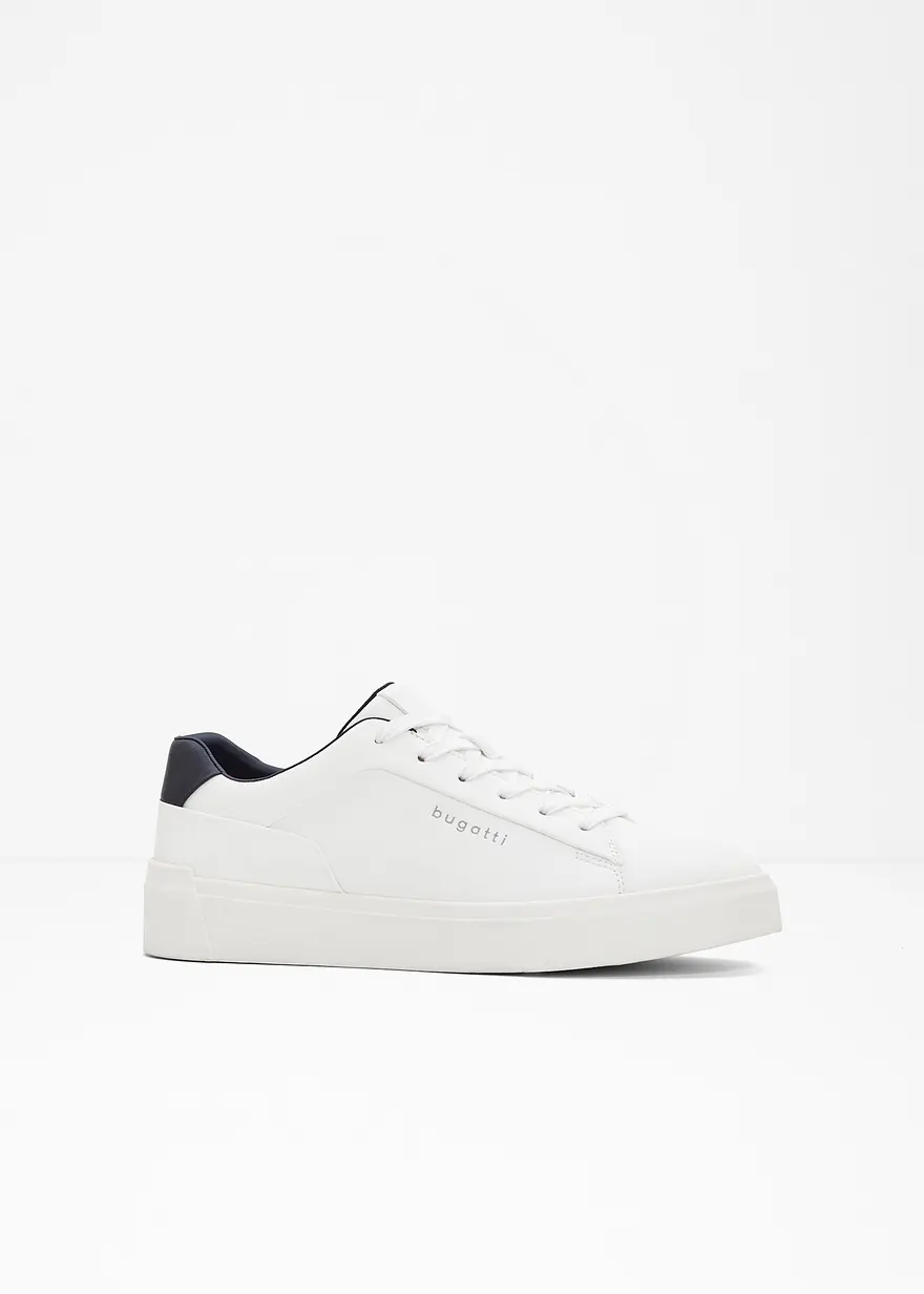 bugatti Sneaker in weiß von vorne - Bugatti