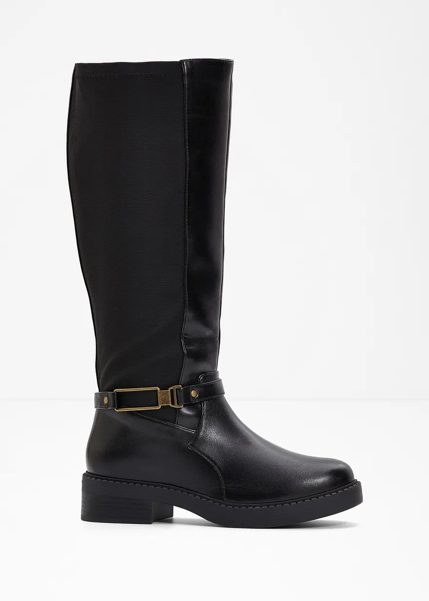Stiefel in schwarz - bonprix