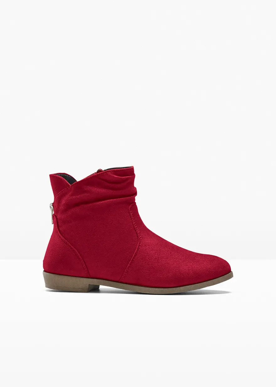 Stiefelette in rot von vorne - bonprix