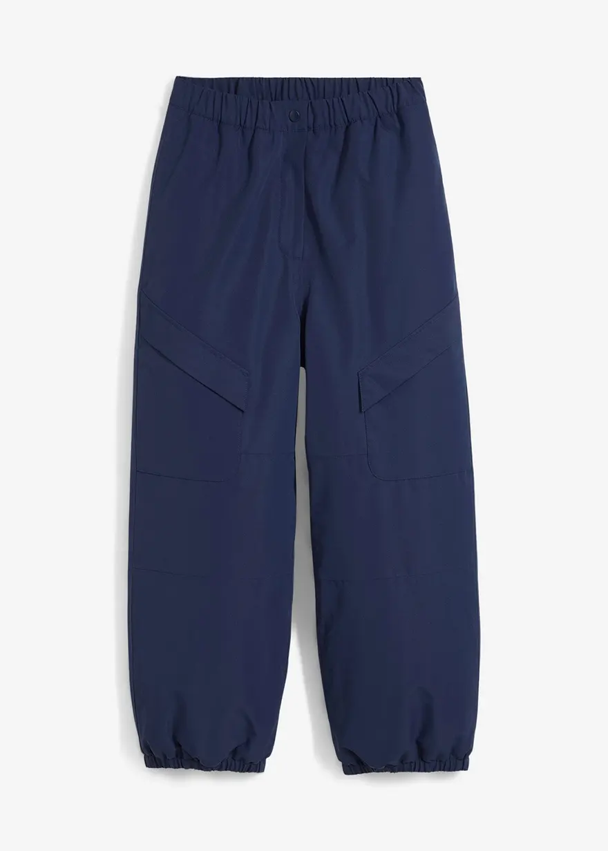 Wasserdichte Skihose in blau von vorne - bonprix