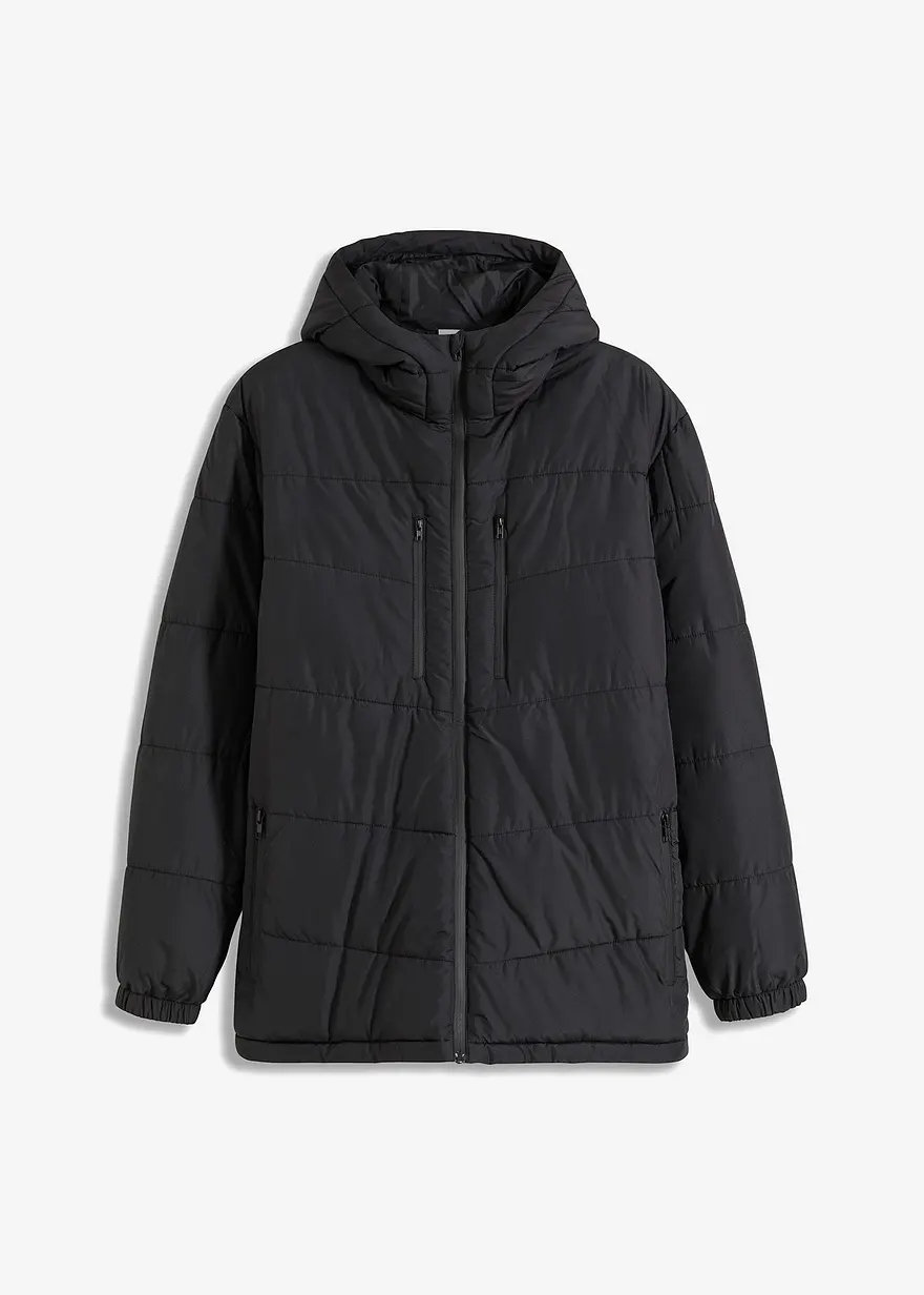 wasserabweisende Funktions-Jacke mit Bionic-Finish in schwarz von vorne - bonprix