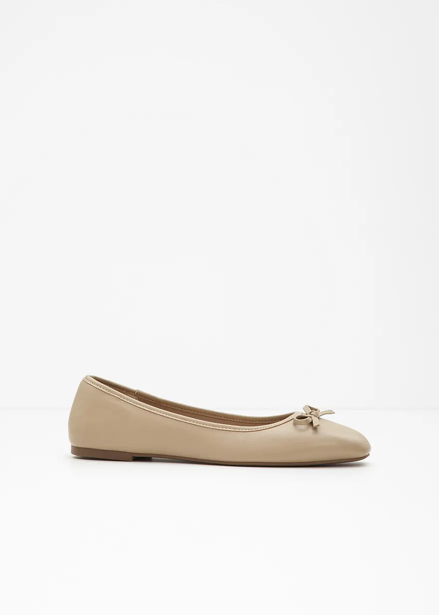 Ballerina in beige - bonprix