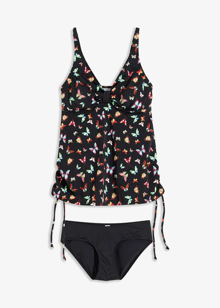 Umstandstankini (2-tlg. Set) in schwarz von vorne - bonprix