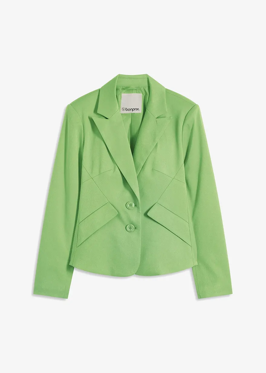 Blazer in grün von vorne - bonprix