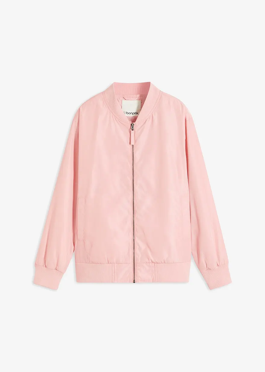 Blouson in rosa von vorne - bonprix