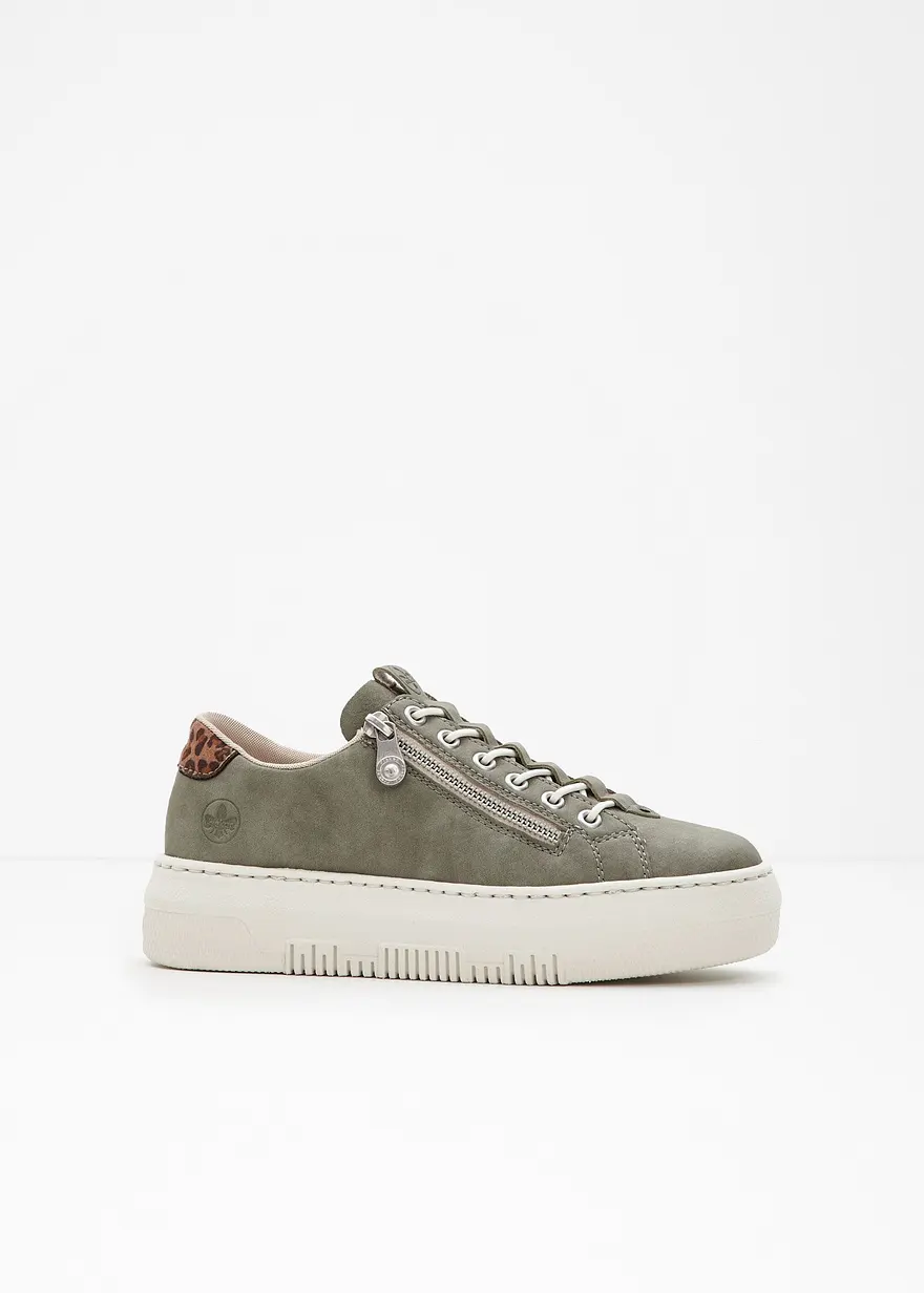 Rieker Plateau Sneaker in grün - Rieker