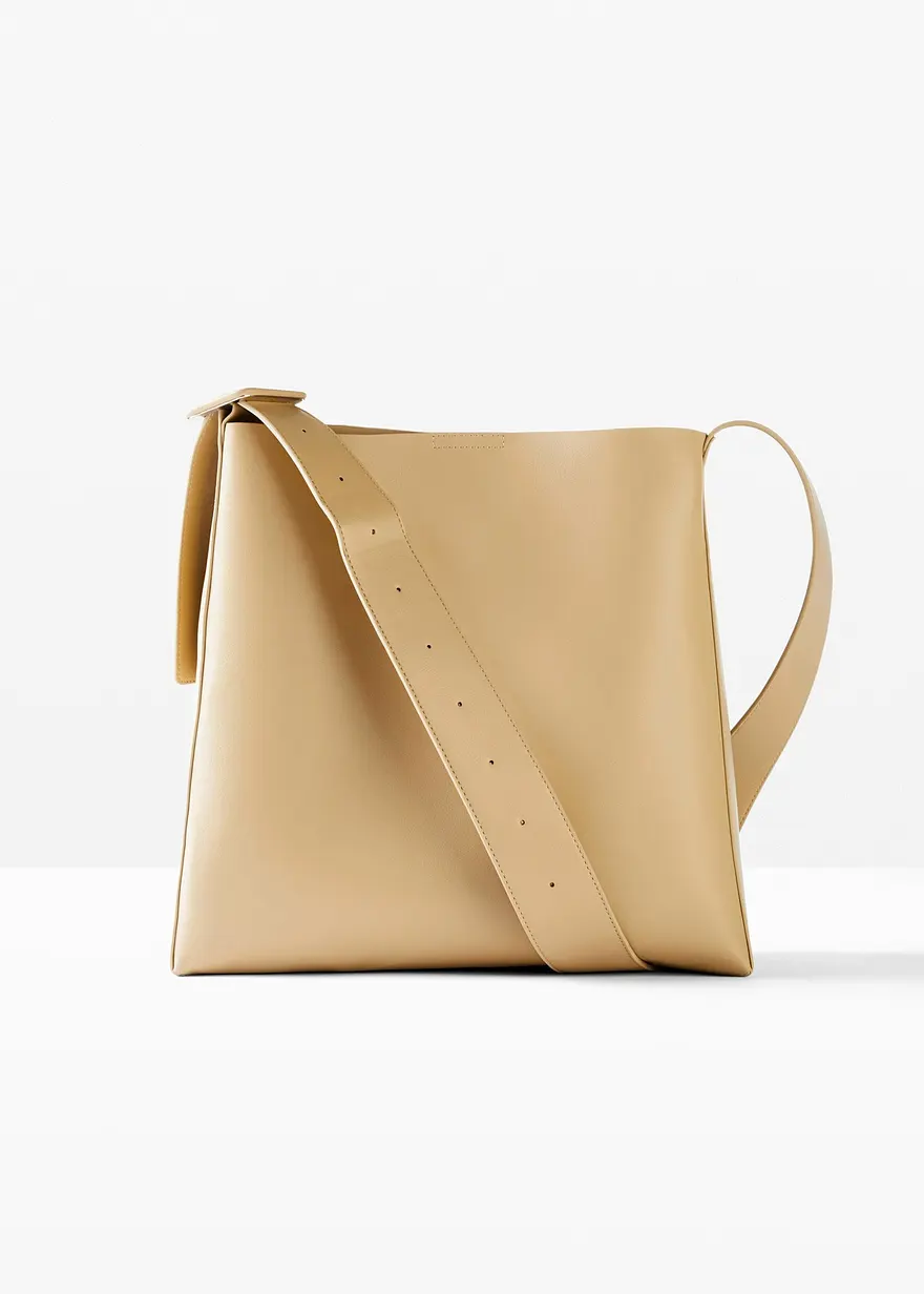 Shopper in beige von vorne - bonprix
