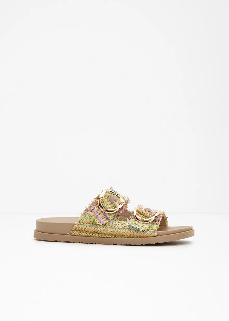 Pantolette in beige - bonprix