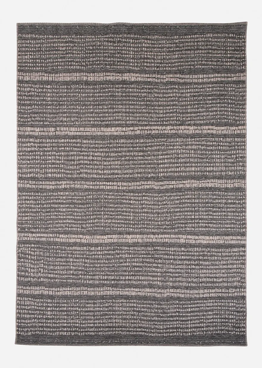 Teppich mit Streifenmotiv in braun - bonprix