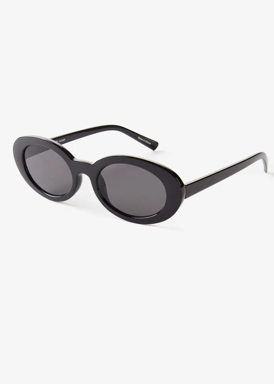 Sonnenbrille in schwarz von vorne - bonprix