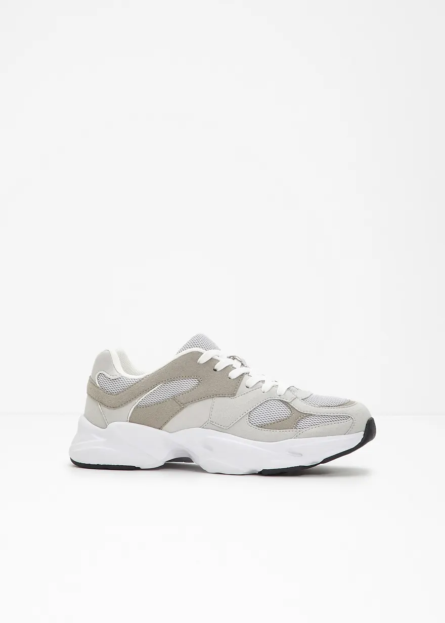 Chunky Sneaker in grau - bonprix