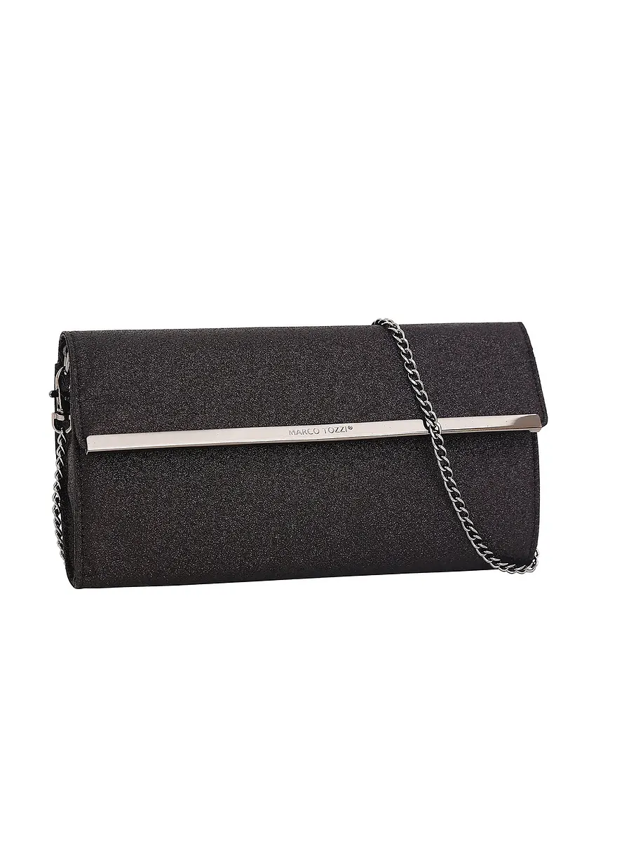 Marco Tozzi Clutch in schwarz von vorne - Marco Tozzi