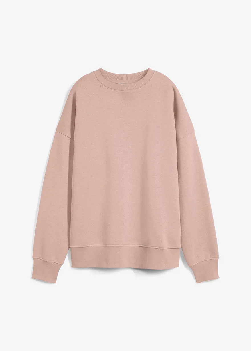 Oversize-Sweatshirt in braun von vorne - bonprix