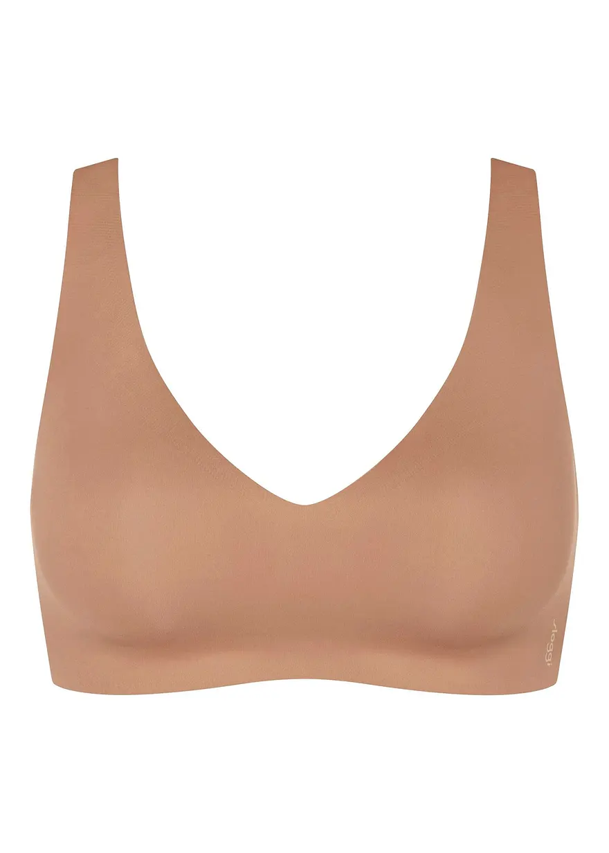 sloggi ZERO Feel 2.0 Soft bra in braun von vorne - Sloggi