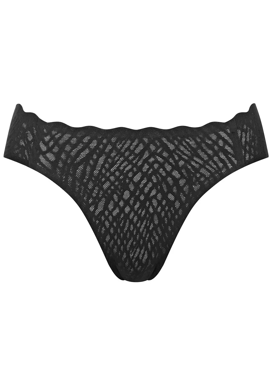 sloggi ZERO Feel Bliss High leg in schwarz von vorne - Sloggi