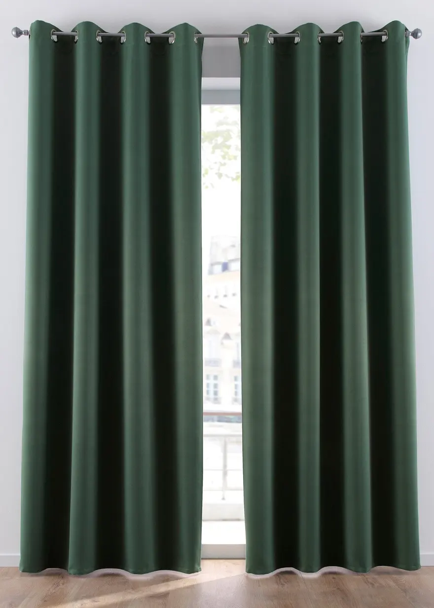 Abdunkelnder Vorhang, in vielen Größen (1er Pack) in grün - bonprix